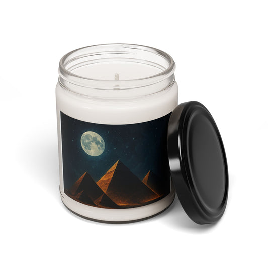 Mystical Pyramid Candle, Scented Soy Candle for Relaxation, Home Decor, Gifts, Aromatherapy, Spirituality