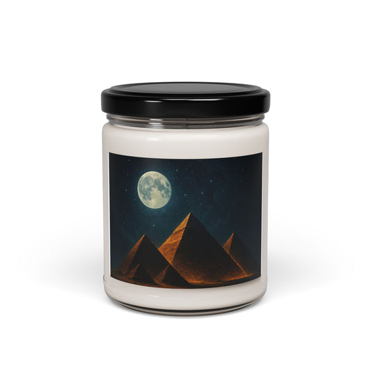 Mystical Pyramid Candle, Scented Soy Candle for Relaxation, Home Decor, Gifts, Aromatherapy, Spirituality